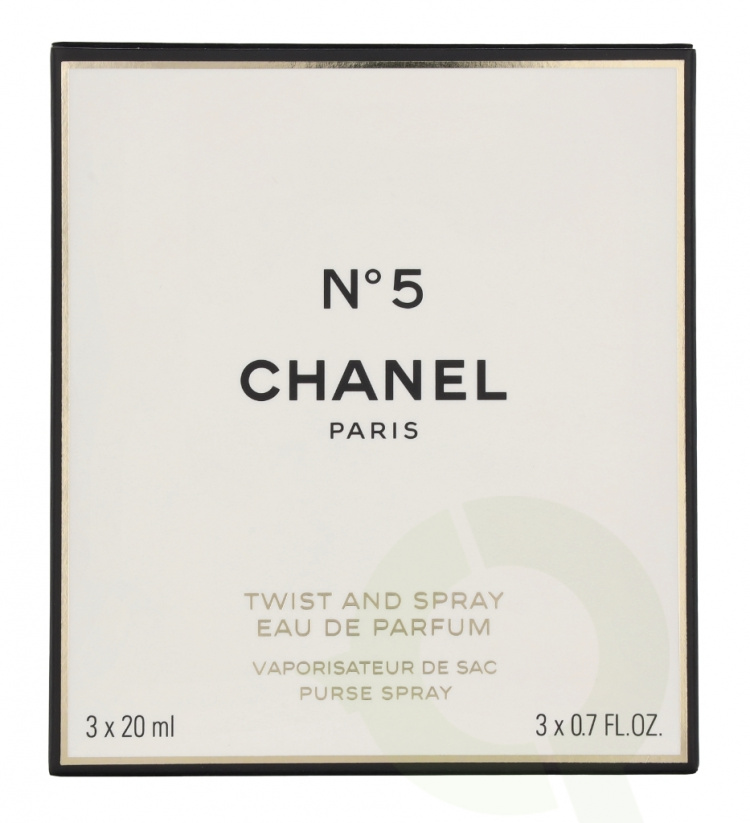 Chanel No 5 Giftset 60 ml 2x Edp Spray Refill 20Ml/1x Edp Spray 20Ml - Twist and Spray