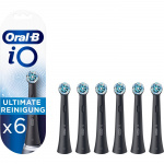 Oral B iO Ultimate Clean borstmunstycken Svart, 6 st. extra tandborsthuvuden