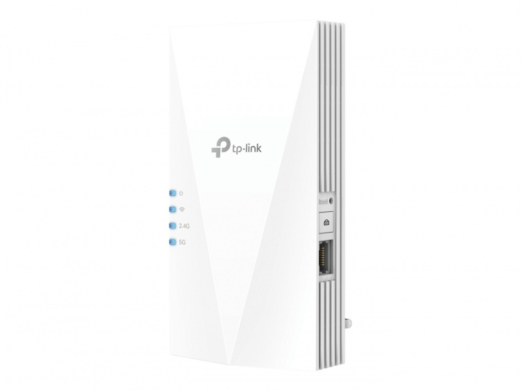 TP-Link RE700X V1 WiFi range extender Monteras i väggen