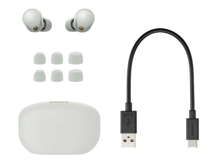 Sony WF-1000XM5 Trådlösa True Wireless-hörlurar Silver Sony WF-1000XM5 Trådlösa True Wireless-hörlurar Silver