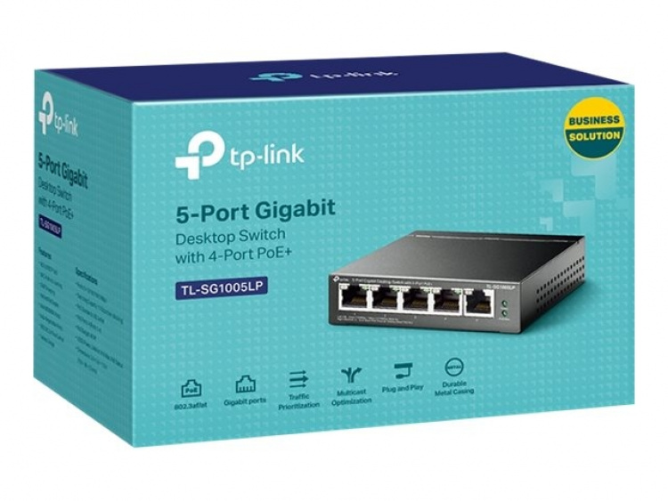 TP-Link TL-SG1005LP Switch 5-port Gigabit PoE+ TP-Link TL-SG1005LP Switch 5-port Gigabit PoE+