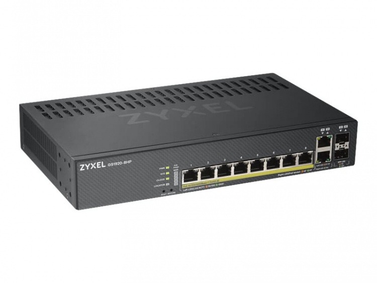 ZyXEL GS1920-8HPv2 Switch 8-port Gigabit PoE+