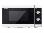 Sharp Mikrobølgeovn med grill Fritstående 800W 20liter Hvid/sort