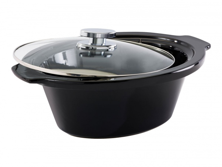 FRITEL Family Slow cooker 5.5liter Svart/krom