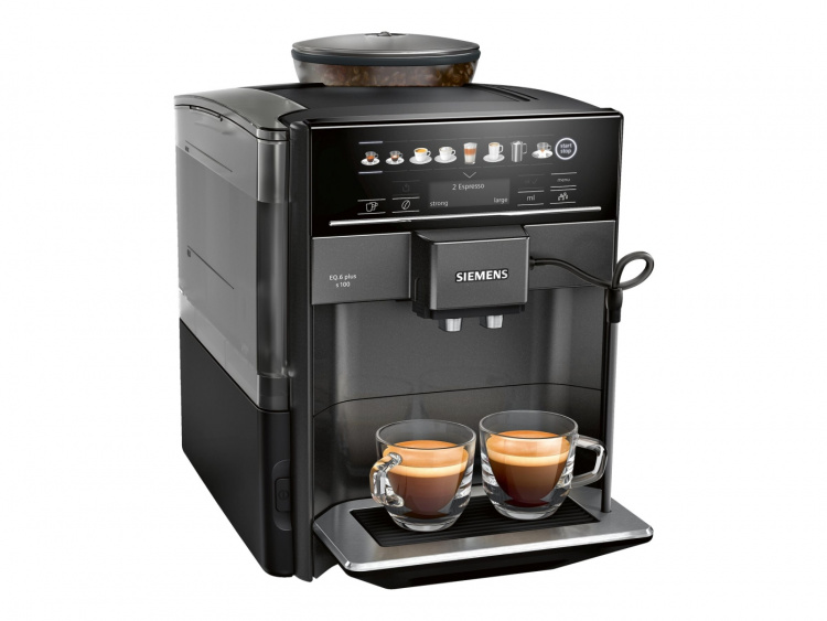 Siemens EQ.6 plus s100 TE651319RW Automatisk kaffemaskin Svart Siemens EQ.6 plus s100 TE651319RW Automatisk kaffemaskin Svart