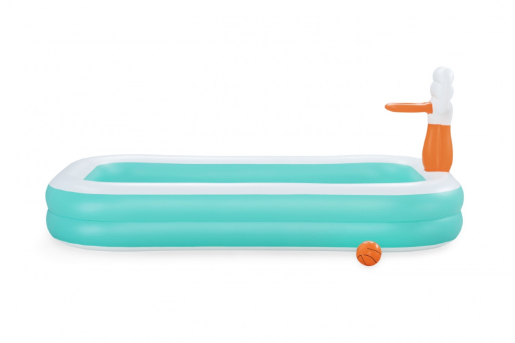 Bestway Familjepool Dunk n Splash 251 x 168 x 102cm