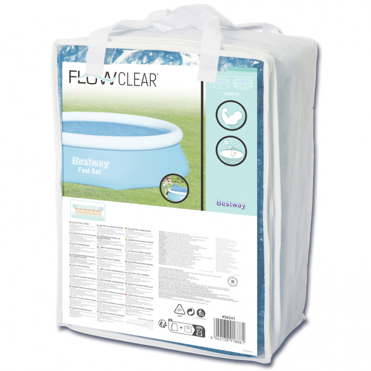 Bestway Pool Cover Flowclear Solar 3,05m Bestway Pool Cover Flowclear Solar 3,05m