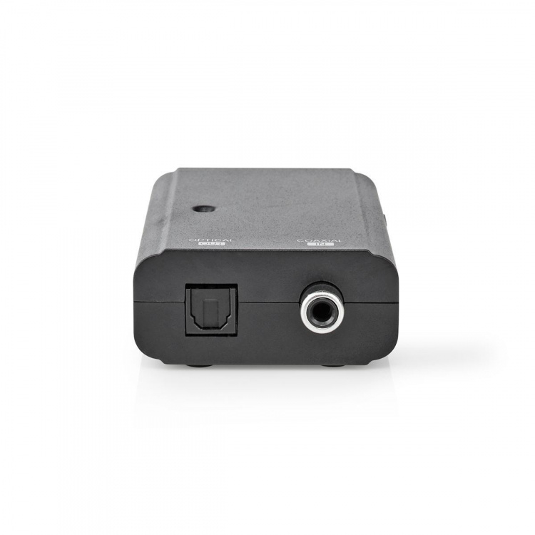 Nedis Digital Audio Omvandlare | Envägs | Ingång för audio/video/dataanslutningar: 1x S/PDIF | Audio / video / dataanslutningar utgång: TosLink Female | Instruktionsbok | Svart