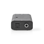 Nedis Digital Audio Omvandlare | Tvåvägs | Ingång för audio/video/dataanslutningar: 1x S/PDIF (RCA) Female / 1x Toslink Female | Audio / video / dataanslutningar utgång: 1x S/PDIF (RCA) Female / 1x TosLink Female | Instruktionsbok | Svart