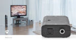 Nedis Digital Audio Omvandlare | Tvåvägs | Ingång för audio/video/dataanslutningar: 1x S/PDIF (RCA) Female / 1x Toslink Female | Audio / video / dataanslutningar utgång: 1x S/PDIF (RCA) Female / 1x TosLink Female | Instruktionsbok | Svart