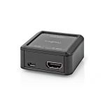 Nedis Digital Audio Omvandlare | Envägs | Ingång för audio/video/dataanslutningar: HDMI™ Input | Audio / video / dataanslutningar utgång: 1x 3.5 mm / 2x (2x RCA Female) | Automatisk | Antracit