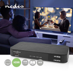 Nedis Digital Audio Omvandlare | Tvåvägs | Ingång för audio/video/dataanslutningar: DC Power / 1x HDMI™ Input | Audio / video / dataanslutningar utgång: 1x 3.5 mm / 1x TosLink / 3x HDMI™ Output | Automatisk / Knapp | Antracit