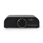 Nedis Analog Audio switch | 4-Port port(s) | Ingång för audio/video/dataanslutningar: 1x 3.5 mm Audio Input / 3x (2x RCA Female) | Audio / video / dataanslutningar utgång: 1x (2x RCA Female) | Instruktionsbok | Metall | Antracit Nedis Analog Audio switch | 4-Port port(s) | Ingång för audio/video/dataanslutningar: 1x 3.5 mm Audio Input / 3x (2x RCA Female) | Audio / video / dataanslutningar utgång: 1x (2x RCA Female) | Instruktionsbok | Metall | Antracit