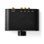 Nedis Analog Audio switch | 4-Port port(s) | Ingång för audio/video/dataanslutningar: 1x 3.5 mm Audio Input / 3x (2x RCA Female) | Audio / video / dataanslutningar utgång: 1x (2x RCA Female) | Instruktionsbok | Metall | Antracit Nedis Analog Audio switch | 4-Port port(s) | Ingång för audio/video/dataanslutningar: 1x 3.5 mm Audio Input / 3x (2x RCA Female) | Audio / video / dataanslutningar utgång: 1x (2x RCA Female) | Instruktionsbok | Metall | Antracit