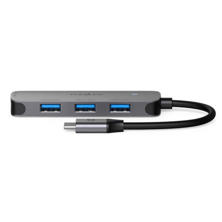 Nedis USB-hubb | 1x USB-C™ | 4x USB A Female | 4-Port port(s) | USB 3.2 Gen 1 | USB ström | 5 Gbps