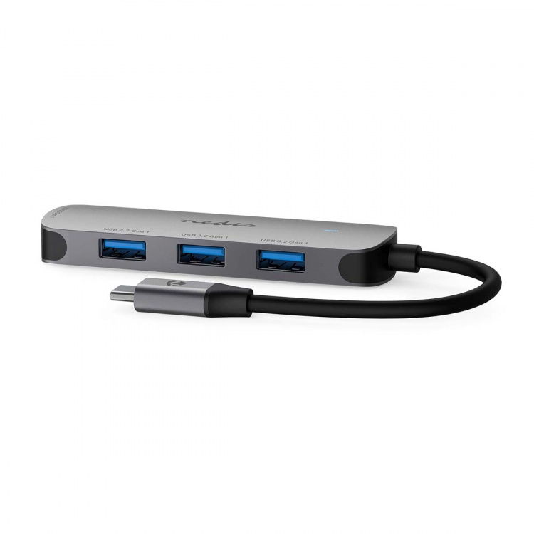 Nedis USB-hubb | 1x USB-C™ | 4x USB A Female | 4-Port port(s) | USB 3.2 Gen 1 | USB ström | 5 Gbps