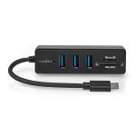 Nedis USB-hubb | 1x USB-C™ | 3x USB A Female | 5-Port port(s) | USB 3.2 Gen 1 | USB ström | 5 Gbps | SD & MicroSD Nedis USB-hubb | 1x USB-C™ | 3x USB A Female | 5-Port port(s) | USB 3.2 Gen 1 | USB ström | 5 Gbps | SD & MicroSD