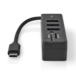 Nedis USB-hubb | 1x USB-C™ | 3x USB A Female | 5-Port port(s) | USB 3.2 Gen 1 | USB ström | 5 Gbps | SD & MicroSD Nedis USB-hubb | 1x USB-C™ | 3x USB A Female | 5-Port port(s) | USB 3.2 Gen 1 | USB ström | 5 Gbps | SD & MicroSD