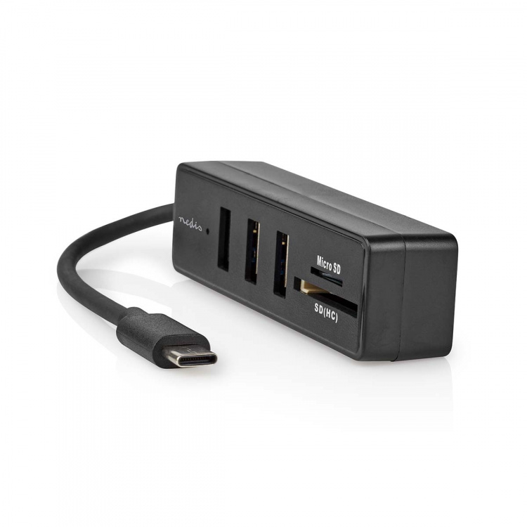 Nedis USB-hubb | 1x USB-C™ | 3x USB A Female | 5-Port port(s) | USB 3.2 Gen 1 | USB ström | 5 Gbps | SD & MicroSD Nedis USB-hubb | 1x USB-C™ | 3x USB A Female | 5-Port port(s) | USB 3.2 Gen 1 | USB ström | 5 Gbps | SD & MicroSD
