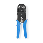 Nedis Crimp pliers | CAT5 / CAT5e / CAT6 / CAT6a / RJ10 / RJ11 | Skärande / Stripp / Tång | ABS / Stål | Blå Nedis Crimp pliers | CAT5 / CAT5e / CAT6 / CAT6a / RJ10 / RJ11 | Skärande / Stripp / Tång | ABS / Stål | Blå