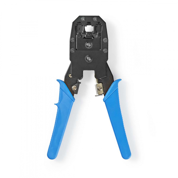 Nedis Crimp pliers | CAT5 / CAT5e / CAT6 / CAT6a / RJ10 / RJ11 | Skärande / Stripp / Tång | ABS / Stål | Blå Nedis Crimp pliers | CAT5 / CAT5e / CAT6 / CAT6a / RJ10 / RJ11 | Skärande / Stripp / Tång | ABS / Stål | Blå