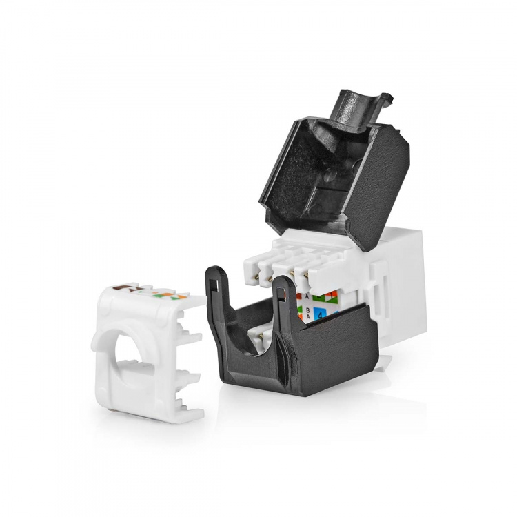 Nedis Keystone | CAT6 | RJ45 Hona | U/UTP | ABS | Låda