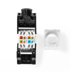 Nedis Keystone | CAT6 | RJ45 Hona | U/UTP | ABS | Låda