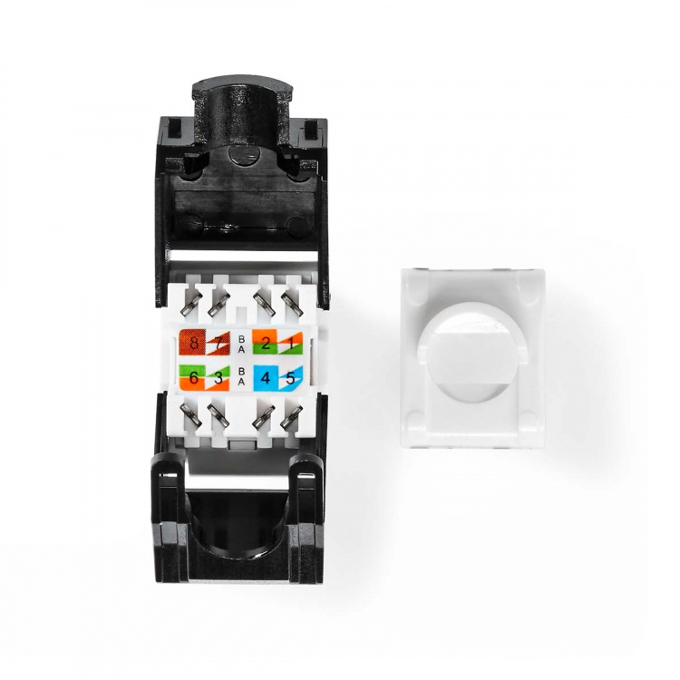 Nedis Keystone | CAT6 | RJ45 Hona | U/UTP | ABS | Låda
