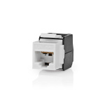 Nedis Keystone | CAT6a | RJ45 Hona | U/UTP | ABS | Låda