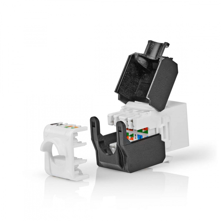 Nedis Keystone | CAT6a | RJ45 Hona | U/UTP | ABS | Låda