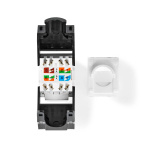Nedis Keystone | CAT6a | RJ45 Hona | U/UTP | ABS | Låda