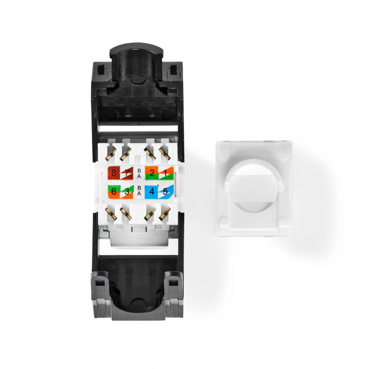 Nedis Keystone | CAT6a | RJ45 Hona | U/UTP | ABS | Låda