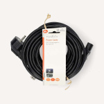 Nedis Strömkabel | Strömkontakt Hane | IEC-320-C13 | Vinklat | Rak | Nickelplaterad | 10.0 m | Rund | PVC | Svart | Label Nedis Strömkabel | Strömkontakt Hane | IEC-320-C13 | Vinklat | Rak | Nickelplaterad | 10.0 m | Rund | PVC | Svart | Label