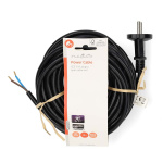 Nedis Dammsugare nätsladd | 10.0 m | Euro / Typ-C (CEE 7/17) | 250 V AC | 16 A | Svart | PVC