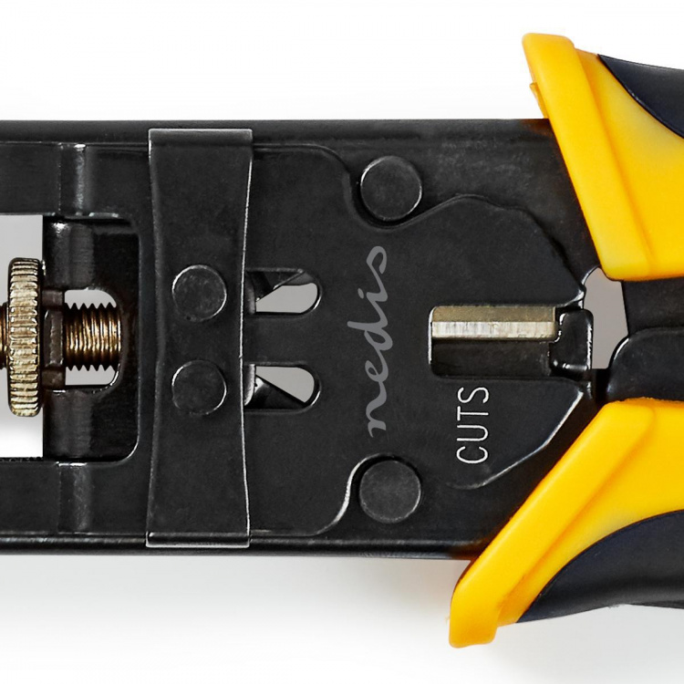 Nedis Installationsverktyg för Antennkabel | Tångverktyg | Gul / Svart | ABS / Stål