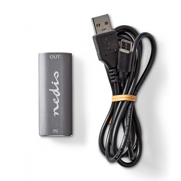 Nedis HDMI ™ Repeater | 25.0 m | 8K@60Hz | 48 Gbps | Aluminium | Antracit