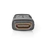 Nedis HDMI™ Adapter | HDMI™ Mini kontakt | HDMI™ Utgång | Guldplaterad | Rak | ABS | Svart | 1 st. | Blister Nedis HDMI™ Adapter | HDMI™ Mini kontakt | HDMI™ Utgång | Guldplaterad | Rak | ABS | Svart | 1 st. | Blister