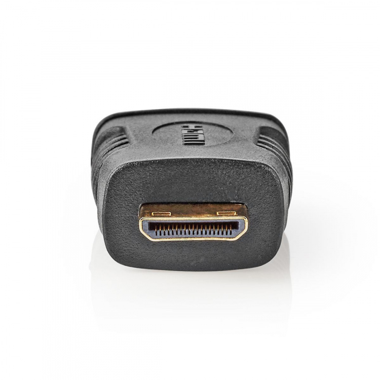 Nedis HDMI™ Adapter | HDMI™ Mini kontakt | HDMI™ Utgång | Guldplaterad | Rak | ABS | Svart | 1 st. | Blister Nedis HDMI™ Adapter | HDMI™ Mini kontakt | HDMI™ Utgång | Guldplaterad | Rak | ABS | Svart | 1 st. | Blister