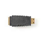Nedis HDMI™ Adapter | HDMI™ Mini kontakt | HDMI™ Utgång | Guldplaterad | Rak | ABS | Svart | 1 st. | Blister Nedis HDMI™ Adapter | HDMI™ Mini kontakt | HDMI™ Utgång | Guldplaterad | Rak | ABS | Svart | 1 st. | Blister