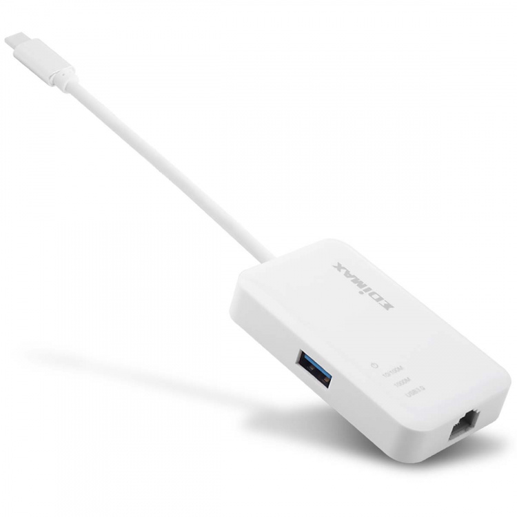 Edimax USB-C till 3-portars USB 3.0 Gigabit Ethernet Hub
