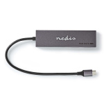 Nedis USB-hubb | 1x USB-C™ 3.2 Gen 2 Male | 2x USB-A 3.2 Gen 2 Female / 2x USB-C™ 3.2 Gen 2 Female | 4-Port port(s) | USB 3.2 Gen 2 | USB ström | 10 Gbps