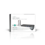 Nedis HDMI ™ Extractor | 2x HDMI™ Input | TosLink Female / 1x 3.5 mm / 1x HDMI™ Output / 2x RCA | Maximal upplösning: 4K@60Hz | 18 Gbps | Metall | Antracit | Låda