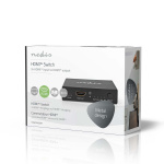 Nedis HDMI ™ Switch | 3-Port port(s) | 3x HDMI™ Input | 1x HDMI™ Output | 8K@60Hz | 45 Gbps | Fjärrstyrd | Aluminium | Antracit Nedis HDMI ™ Switch | 3-Port port(s) | 3x HDMI™ Input | 1x HDMI™ Output | 8K@60Hz | 45 Gbps | Fjärrstyrd | Aluminium | Antracit