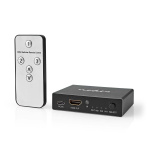 Nedis HDMI ™ Switch | 3-Port port(s) | 3x HDMI™ Input | 1x HDMI™ Output | 8K@60Hz | 45 Gbps | Fjärrstyrd | Aluminium | Antracit Nedis HDMI ™ Switch | 3-Port port(s) | 3x HDMI™ Input | 1x HDMI™ Output | 8K@60Hz | 45 Gbps | Fjärrstyrd | Aluminium | Antracit