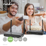 Nedis Trådlöst HDMI ™ sändare | Wi-Fi | 5.15 - 5.85 MHz | 100.0 m (siktlinje) | Maximal upplösning: Full HD 1080p | 6.75 Gbps | IR retur funktion | ABS | Antracit Nedis Trådlöst HDMI ™ sändare | Wi-Fi | 5.15 - 5.85 MHz | 100.0 m (siktlinje) | Maximal upplösning: Full HD 1080p | 6.75 Gbps | IR retur funktion | ABS | Antracit
