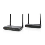 Nedis Trådlöst HDMI ™ sändare | Wi-Fi | 5.15 - 5.85 MHz | 100.0 m (siktlinje) | Maximal upplösning: Full HD 1080p | 6.75 Gbps | IR retur funktion | ABS | Antracit Nedis Trådlöst HDMI ™ sändare | Wi-Fi | 5.15 - 5.85 MHz | 100.0 m (siktlinje) | Maximal upplösning: Full HD 1080p | 6.75 Gbps | IR retur funktion | ABS | Antracit
