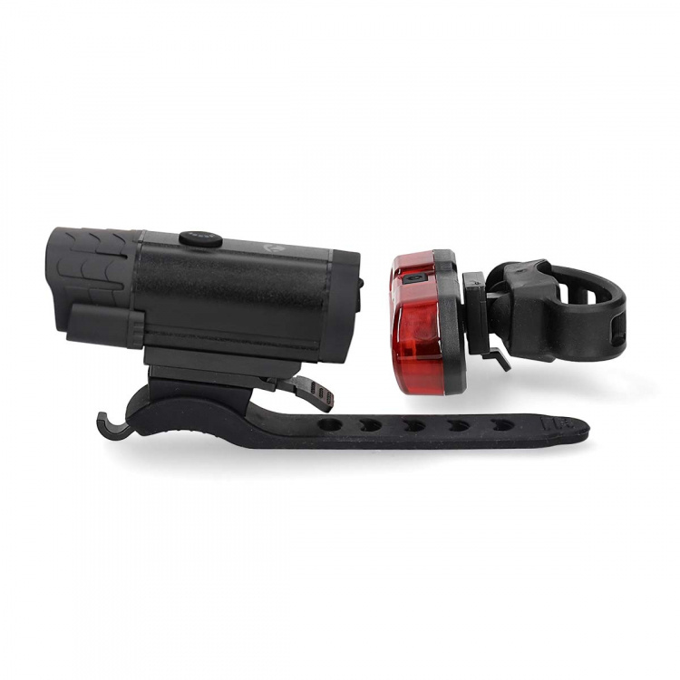 Nedis Cykelljus | Batteridriven | 5 V DC | 3 W | batterier medföljer | Uppladdningsbara | 400 lm | 4.5 lm | 100 m | 110 ° Nedis Cykelljus | Batteridriven | 5 V DC | 3 W | batterier medföljer | Uppladdningsbara | 400 lm | 4.5 lm | 100 m | 110 °