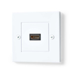 Nedis HDMI™ Vägglåda | 1x HDMI™ Female | 4K@60Hz | HDMI™ Utgång | Svart | 18 Gbps | Guldplaterad | Låda