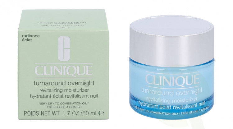 Clinique Turnaround Overnight Revitalizing Moistu. 50 ml Very Dry To Combination Oily