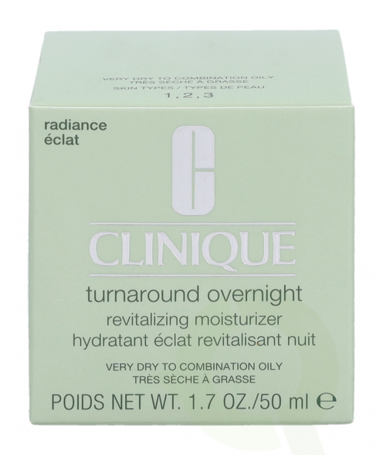 Clinique Turnaround Overnight Revitalizing Moistu. 50 ml Very Dry To Combination Oily